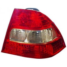 фонарь задний внешний правый (седан) красн-бел для TOYOTA COROLLA DE120 с 2002 по 2004